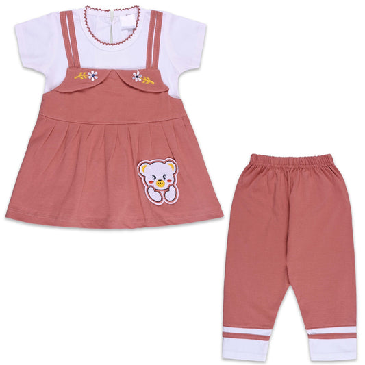Baby Girls Applique Top and Pant Clothing Set