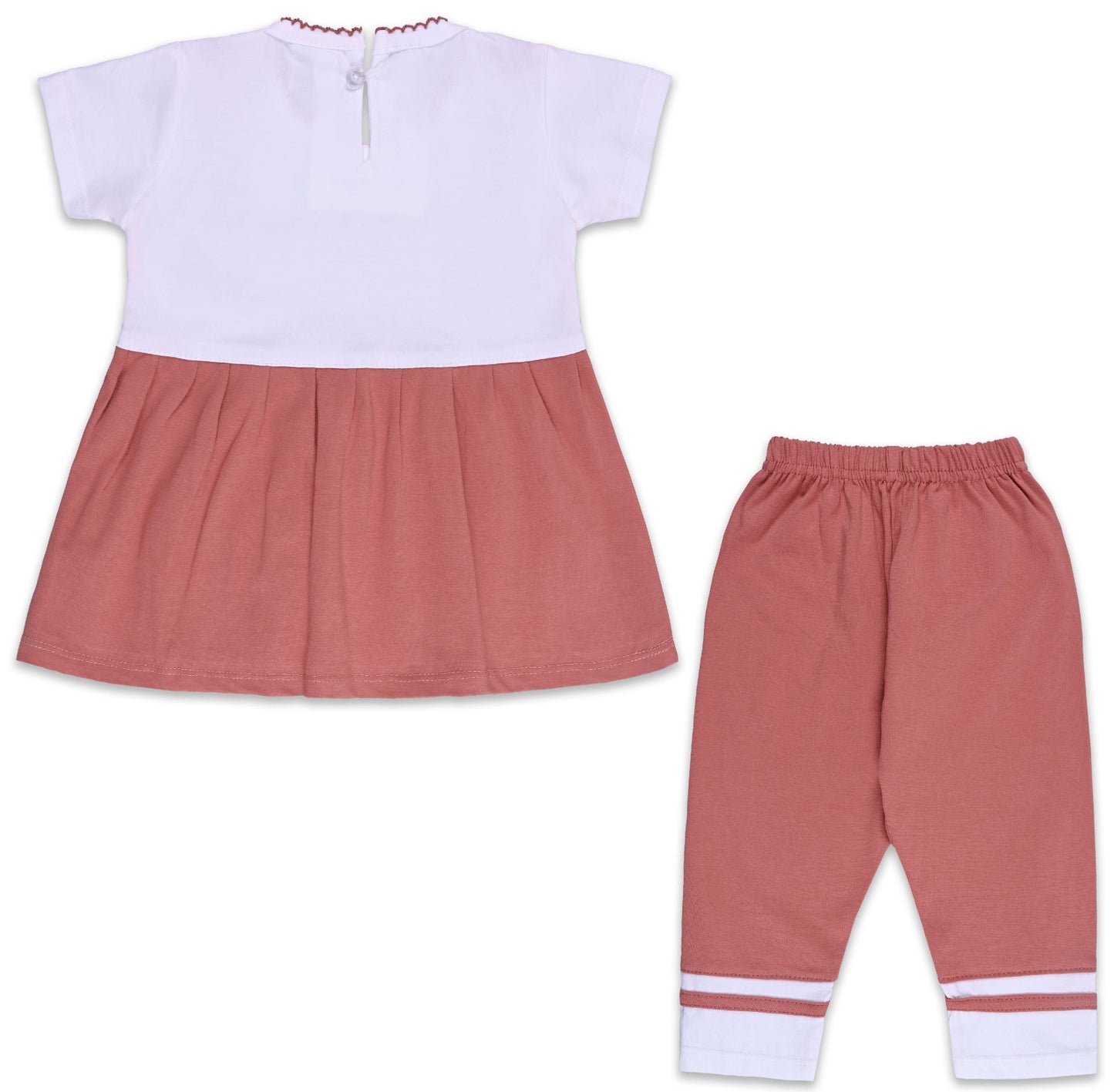 Baby Girls Applique Top and Pant Clothing Set