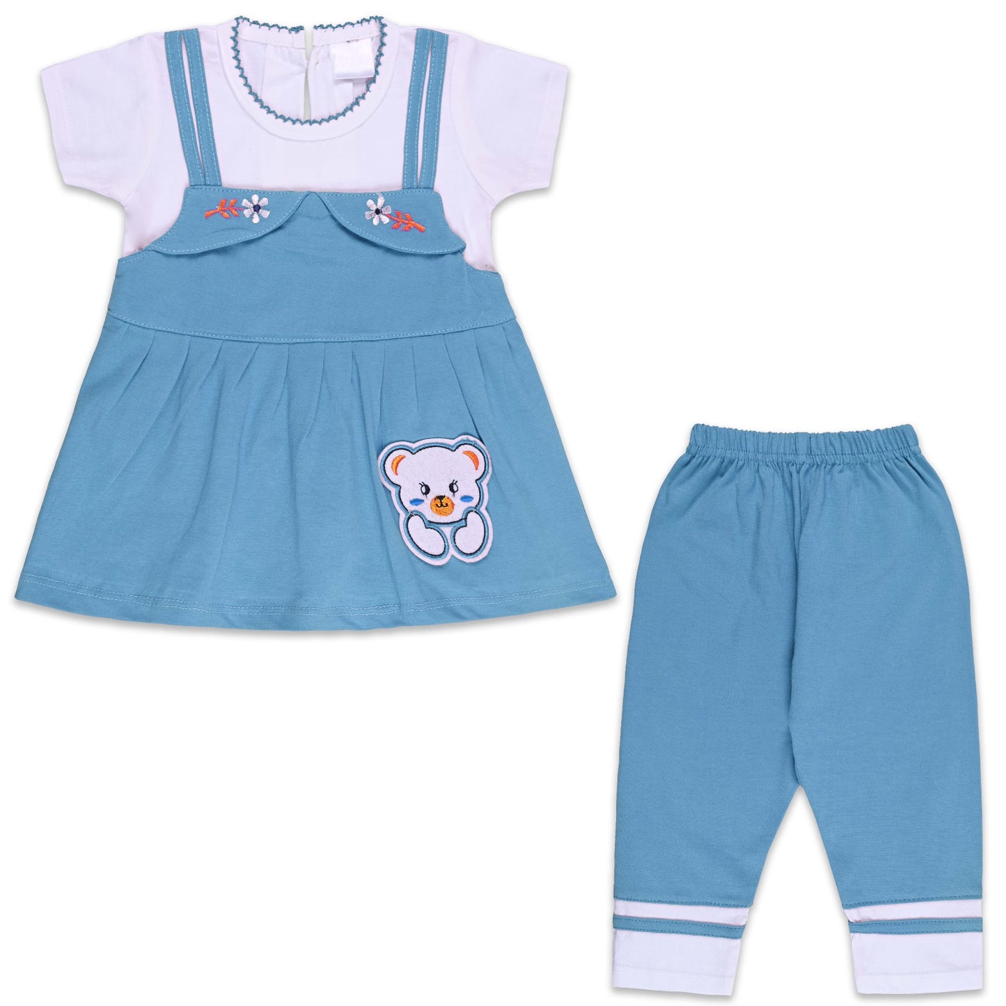 Baby Girls Applique Top and Pant Clothing Set