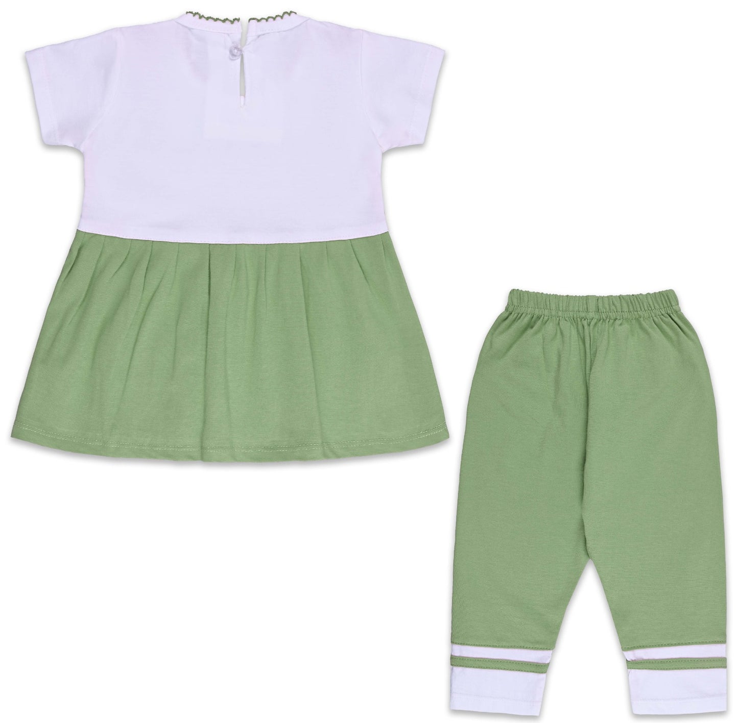 Baby Girls Applique Top and Pant Clothing Set