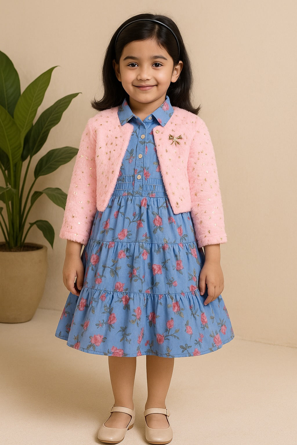 Baby Girls Midi/Knee Length Party Dress