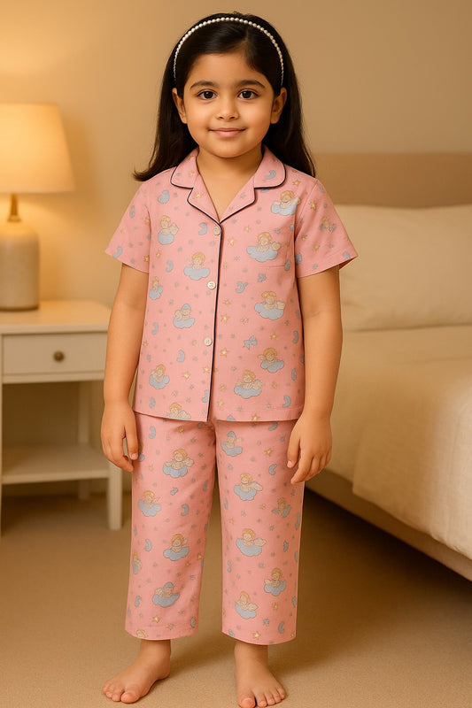 Wish Karo Cotton Nightdress for Boys & Girls