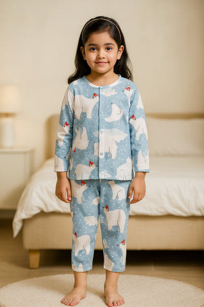 Boys Cartoon Printed Nightsuit Set