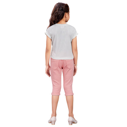 Girls Mid-Rise Summer Jeans