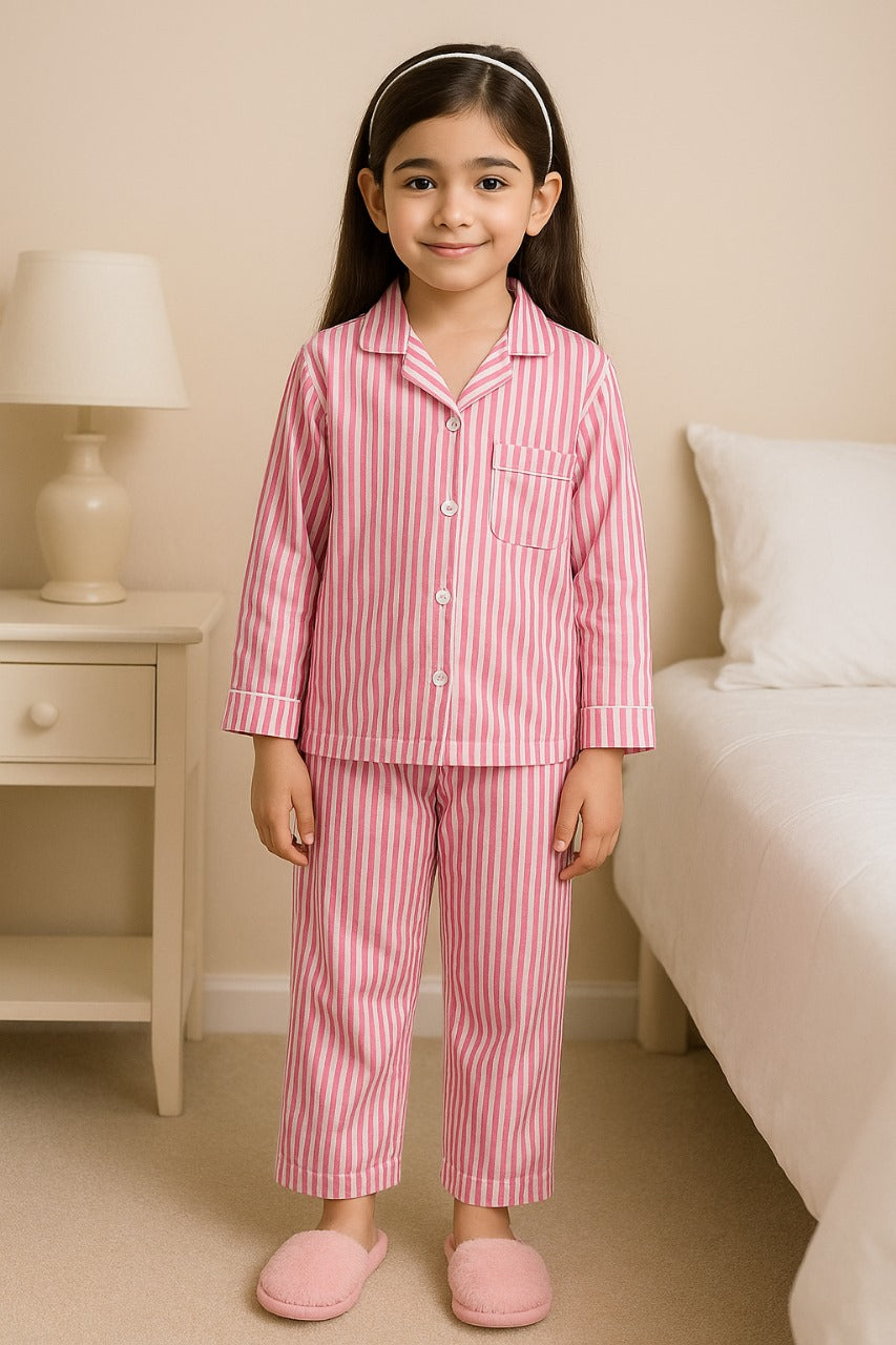 Unisex Printed Top and Bottom Pyjamas Night Dress
