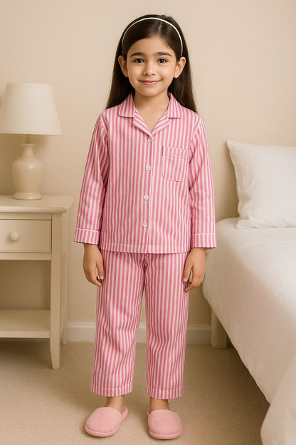 Unisex Printed Top and Bottom Pyjamas Night Dress