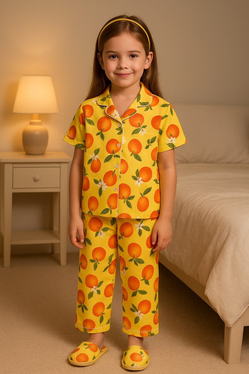 Unisex Printed Top and Bottom Pyjamas Night Dress