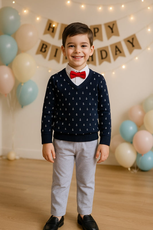 Wish Karo Cotton Clothing Set for Baby Boys hfs614nb