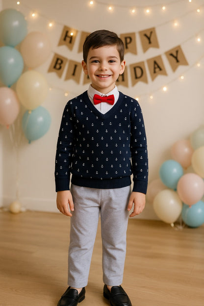 Wish Karo Cotton Clothing Set for Baby Boys hfs614nb