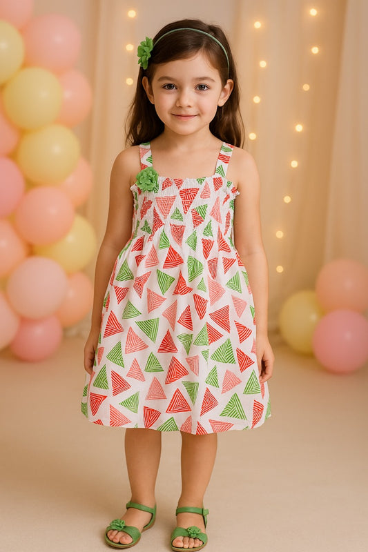 Wish Karo Baby Girls Frocks Dress for Girls-(csl311rdg)