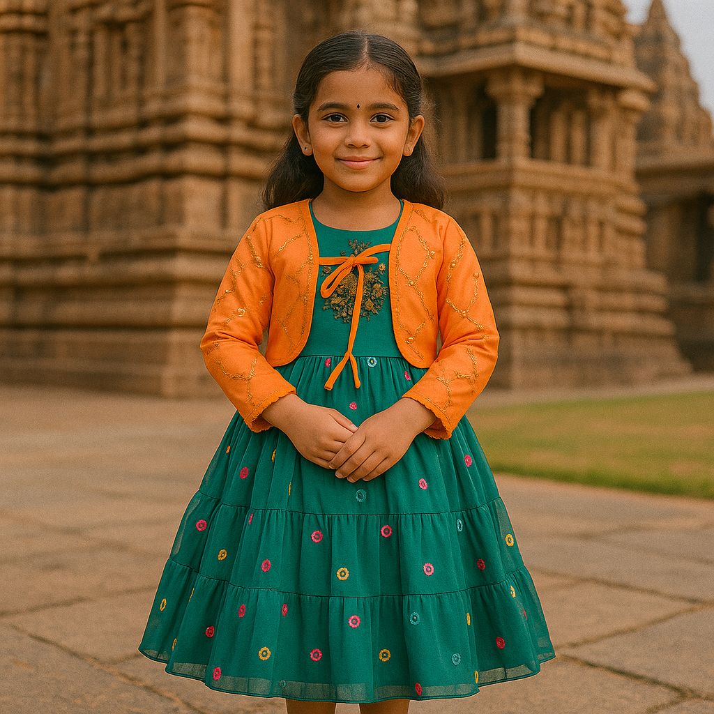 Wish Karo Girl Ethnic Wear Dress