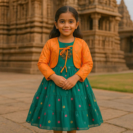 Wish Karo Girl Ethnic Wear Dress