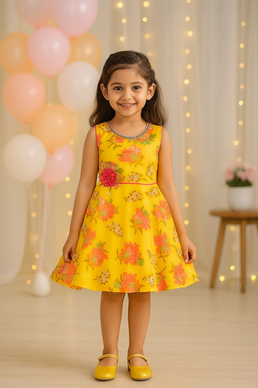 Wish Karo Baby Girls Partywear Frocks Dress For Girls (fe2760y)