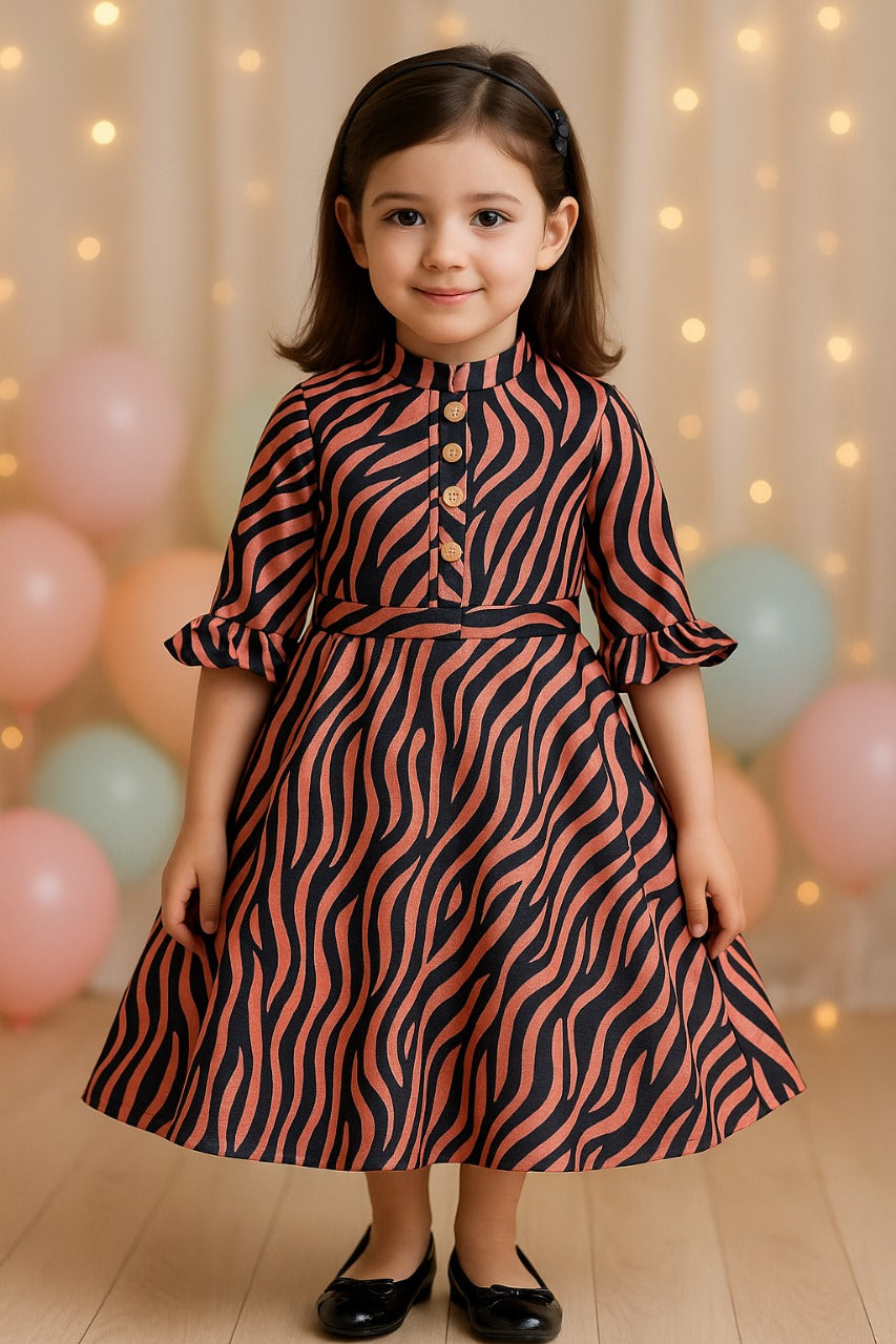 Girls Embroidered Dress