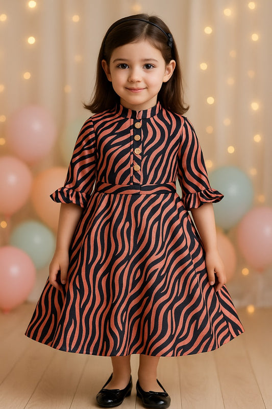 Girls Embroidered Dress