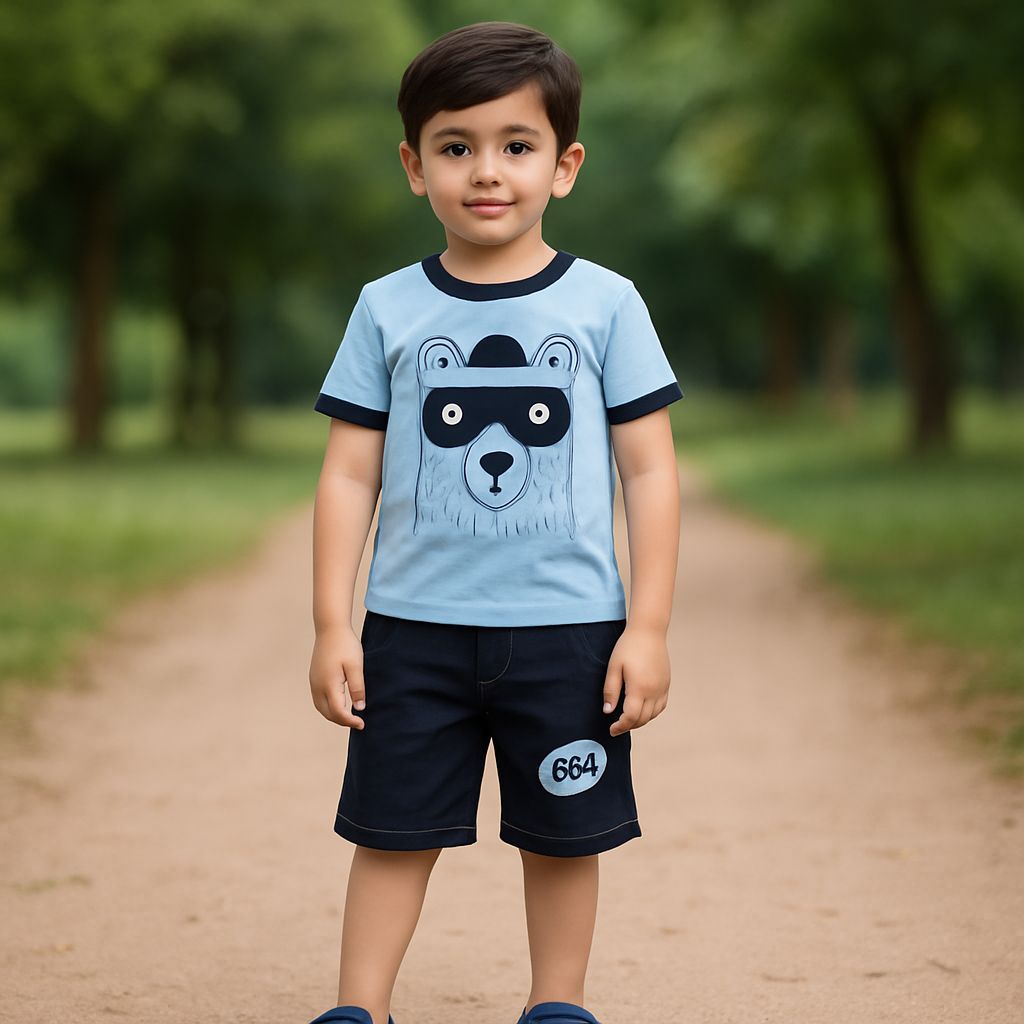 Wish Karo Unisex Clothing Sets for Baby - Boys Girls -(bt27blu)
