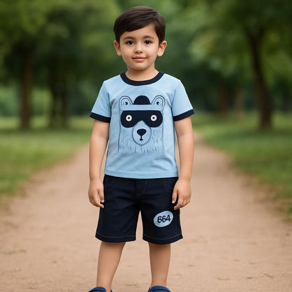 Wish Karo Unisex Clothing Sets for Baby - Boys Girls -(bt27blu)