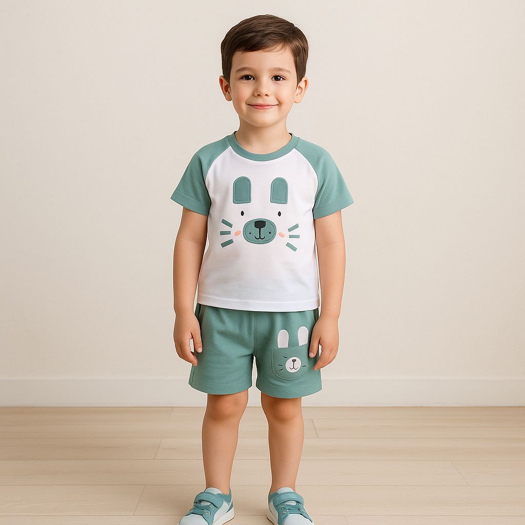 Wish Karo Clothing Sets for Baby Girls and boys-(bt42grn)