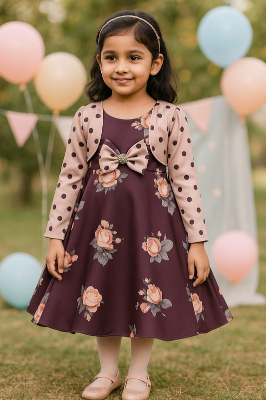 Wish Karo Baby Girls Frock Dress-(fe2811ppl)