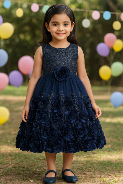 Wish Karo baby girls partywear frocks dress for girls fe3202bpnkJKTMLTF
