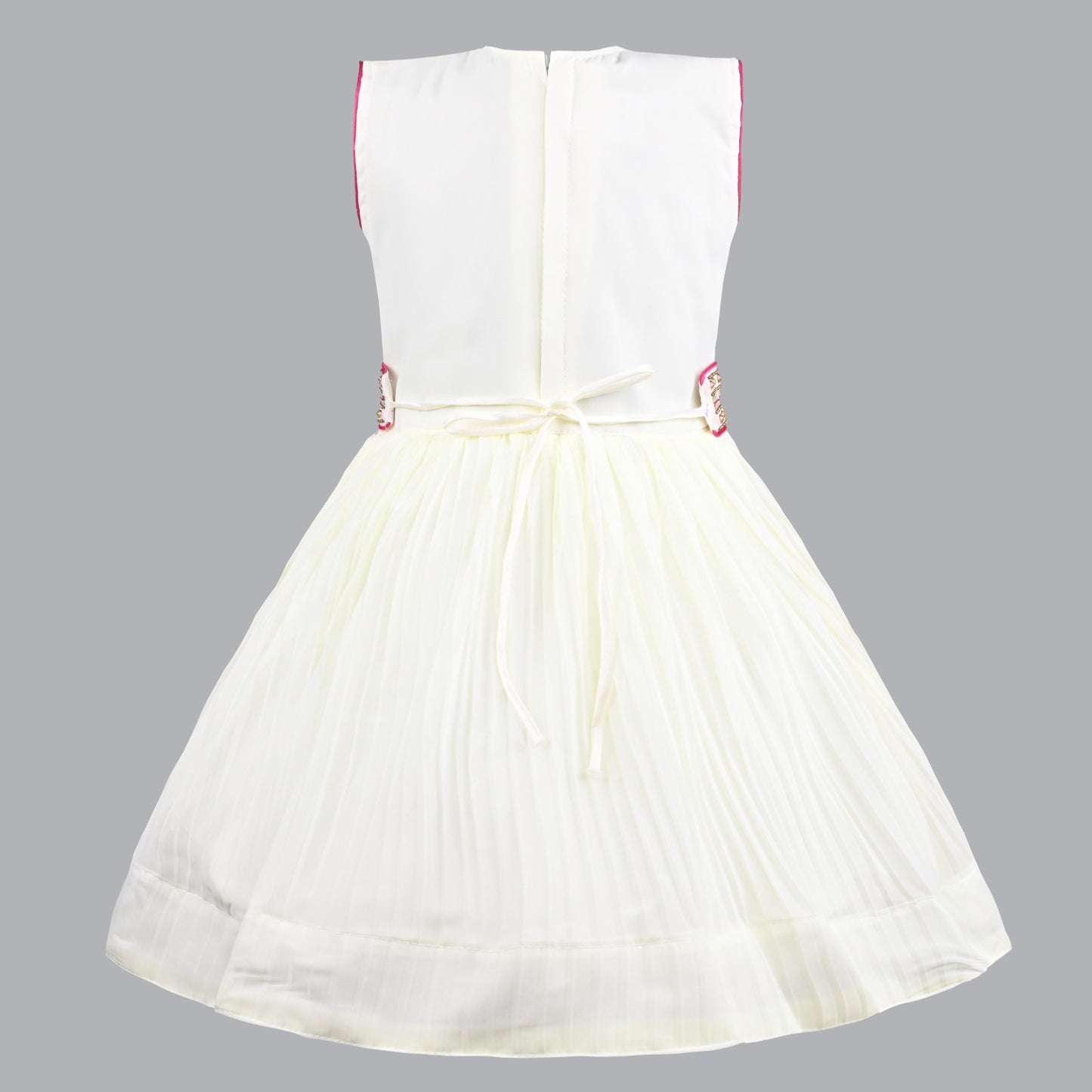 Girls Floral Print Fit and Flare Frock Dress