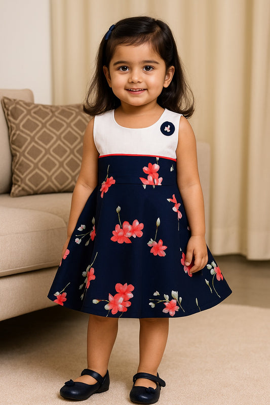 Baby Girls Midi/Knee Length Casual Dress 