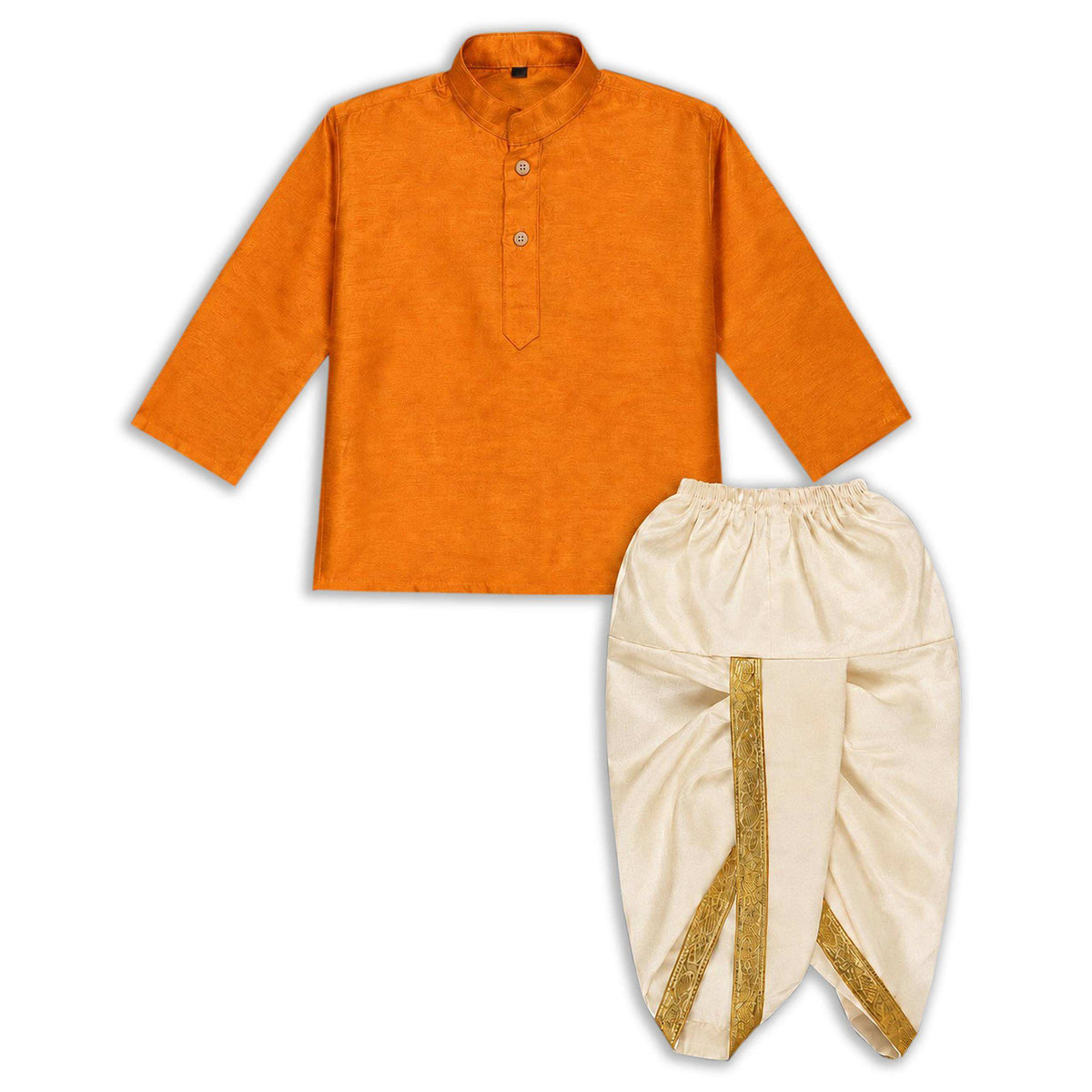 Ethnic Art Silk Kurta Dhoti SetArt Silk Kurta Dhoti Set