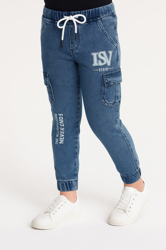 Unisex Regular Fit Jogger Stretchable Jeans