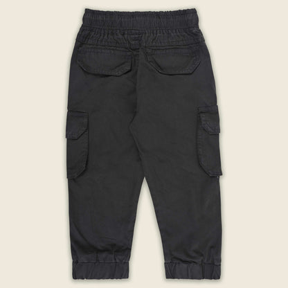 Boys Cotton Denim Cargo Joggers Soft & Stretchable Pants