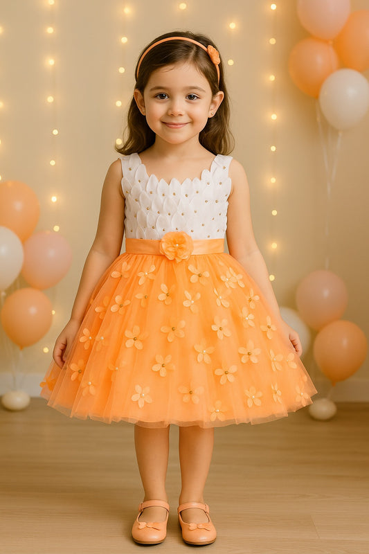 Wish Karo Kids Birthday Dress Frock (fe2635pchnw)