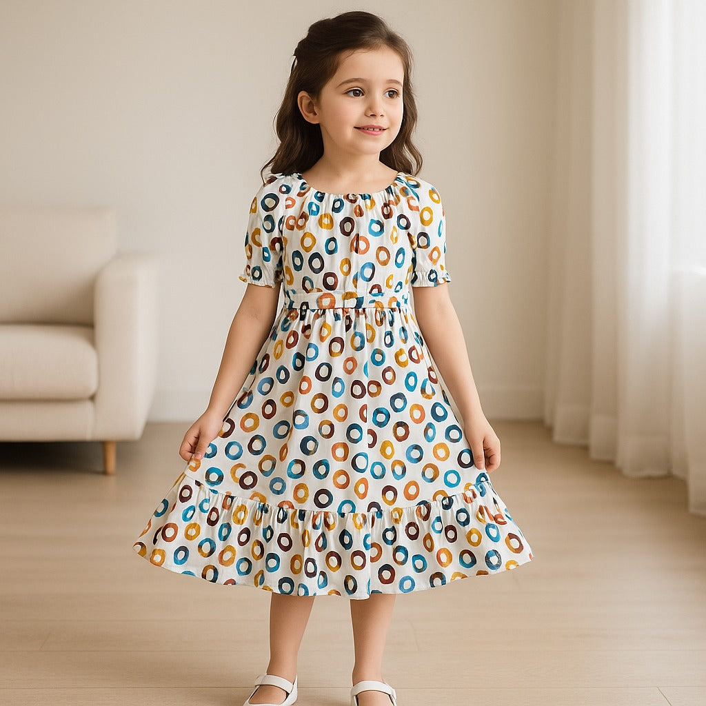Girls Fit and Flare Dress