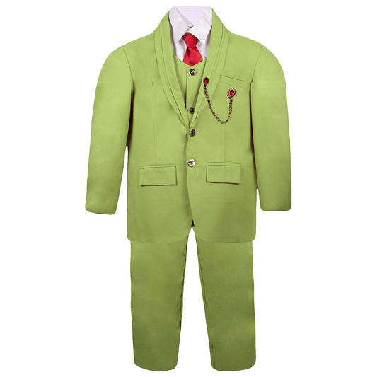 Wish Karo Boys Suit 5-Piece-(bs05) - Wish Karo