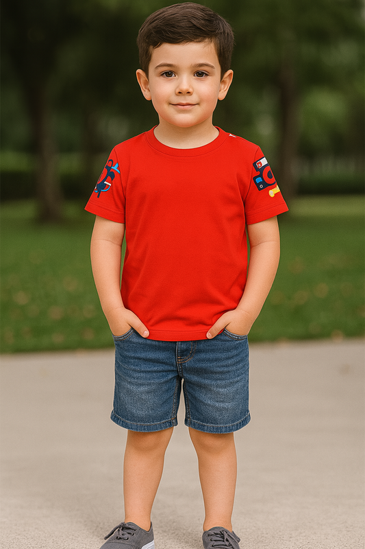 Boys Rompers With Tie