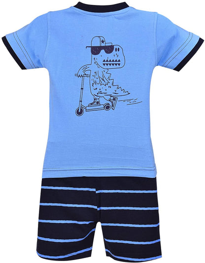 Wish Karo Unisex Clothing Sets for Baby Girls - Boys-(bt25blu)