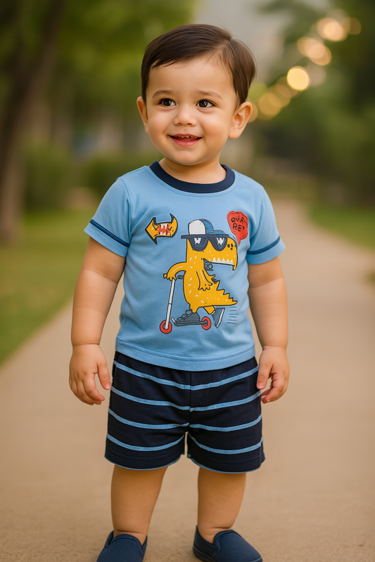 Wish Karo Unisex Clothing Sets for Baby Girls - Boys-(bt25blu)
