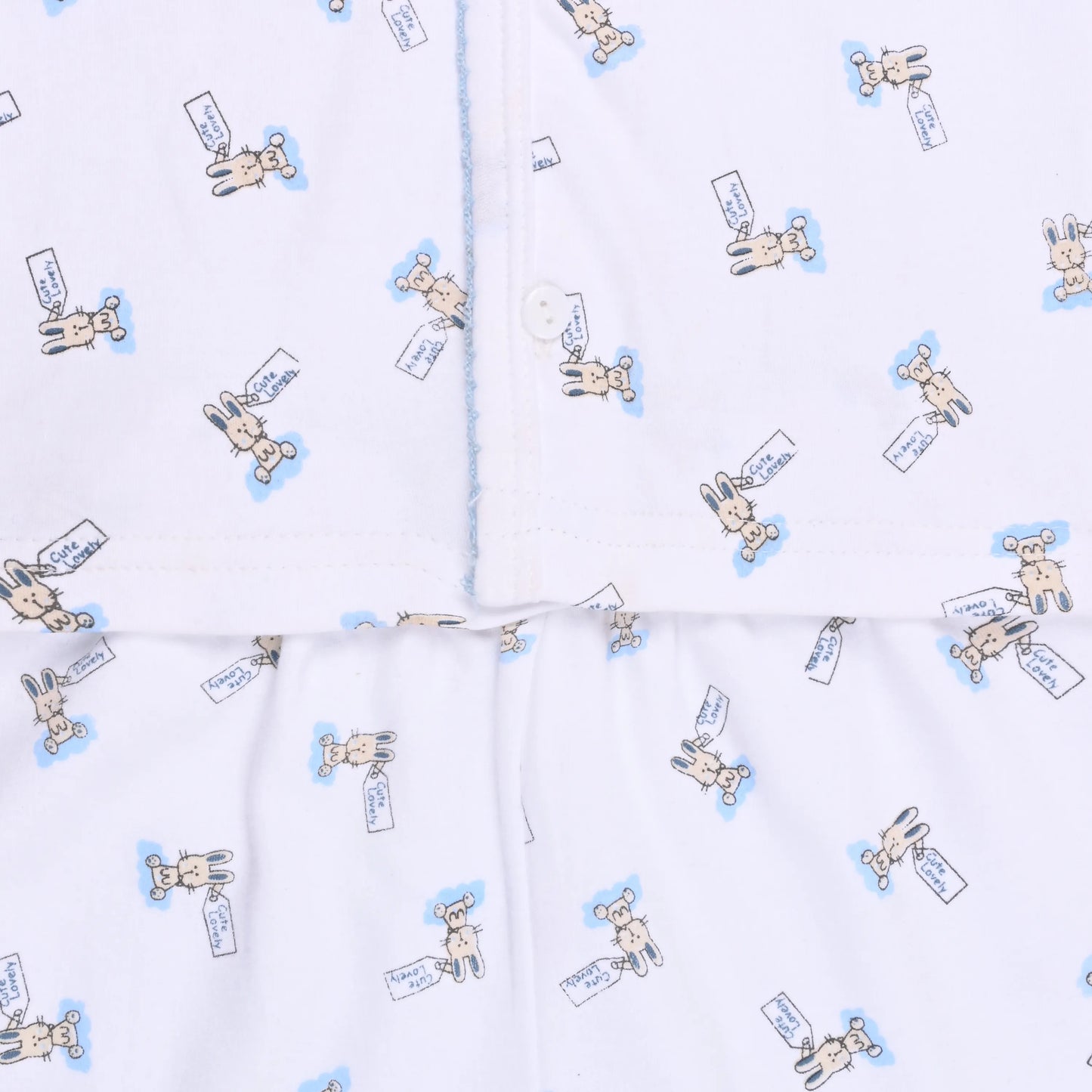 Baby Hosiery Nightwear Set (Shirt & Pyjama) with Cute Print – Pack of 2