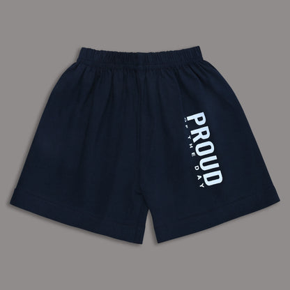 Kids Unisex Hosiery Cotton T-Shirt & Shorts Set