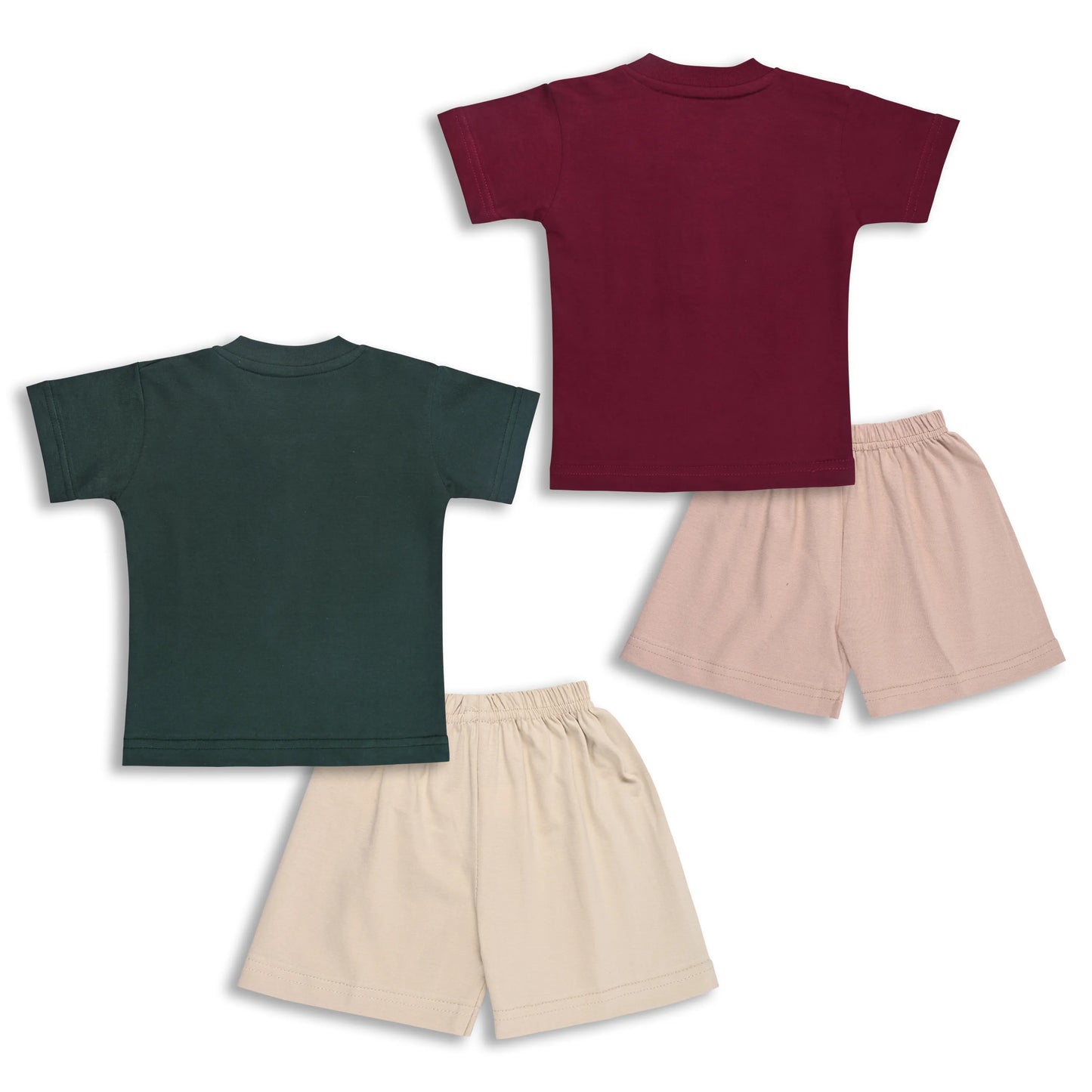 Kids Unisex Hosiery Cotton T-Shirt & Shorts Set