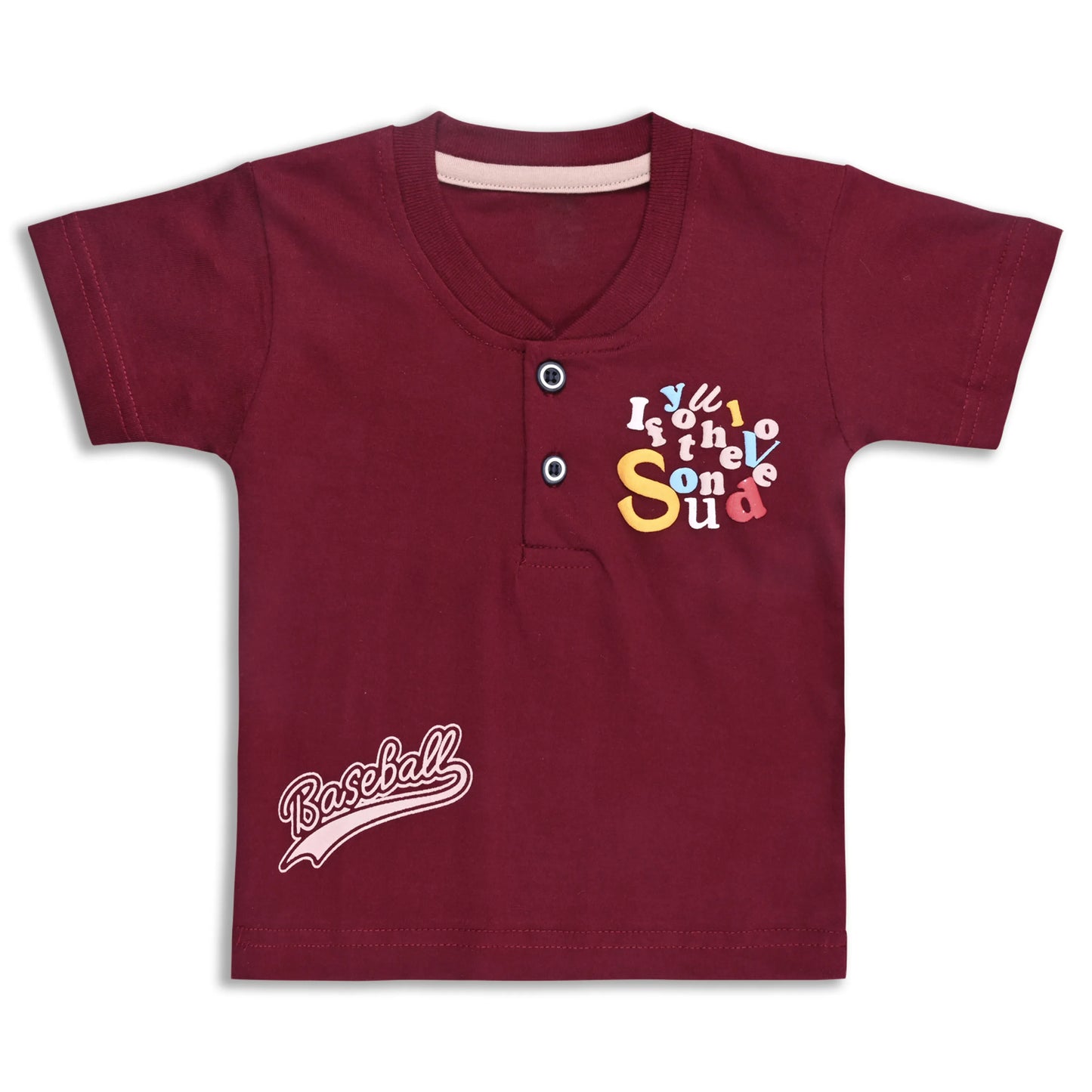 Kids Unisex Hosiery Cotton T-Shirt & Shorts Set