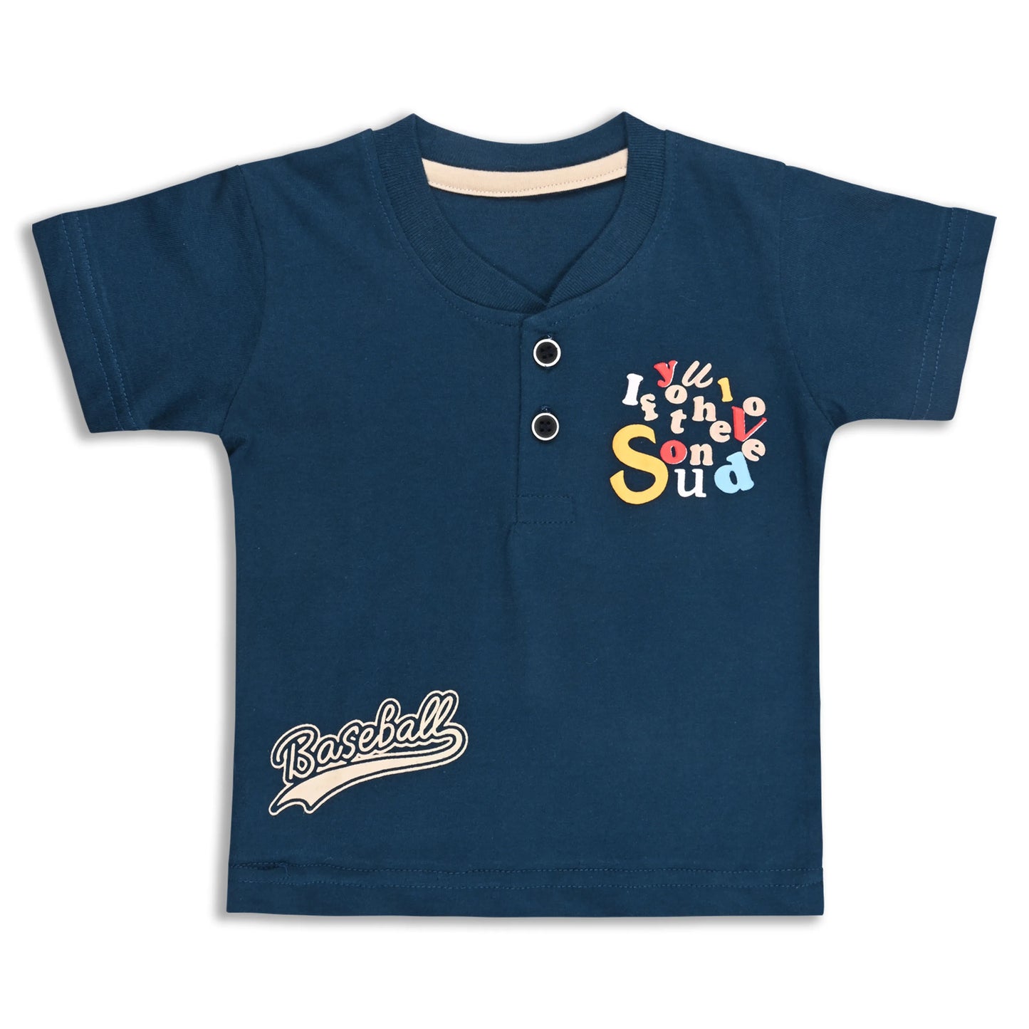 Kids Unisex Hosiery Cotton T-Shirt & Shorts Set