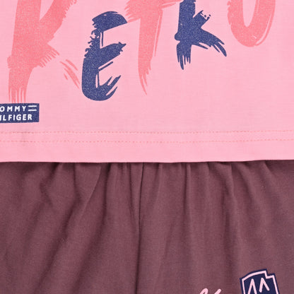 Kids Unisex Hosiery Cotton T-Shirt & Shorts Set