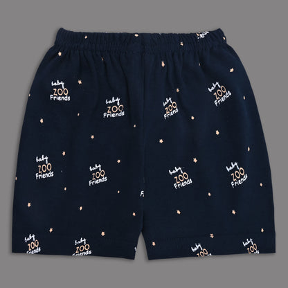 Kids Unisex Hosiery Cotton T-Shirt & Shorts Set