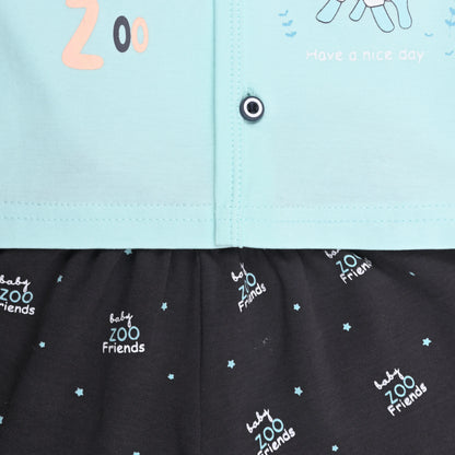 Kids Unisex Hosiery Cotton T-Shirt & Shorts Set