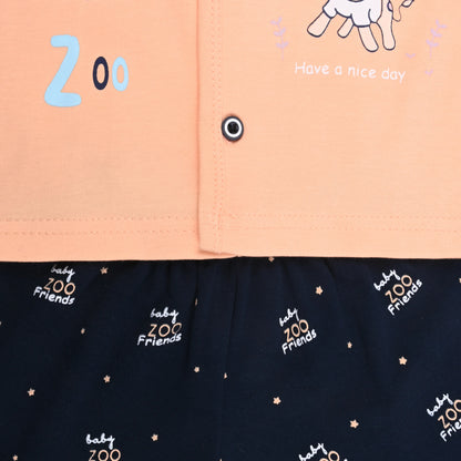 Kids Unisex Hosiery Cotton T-Shirt & Shorts Set