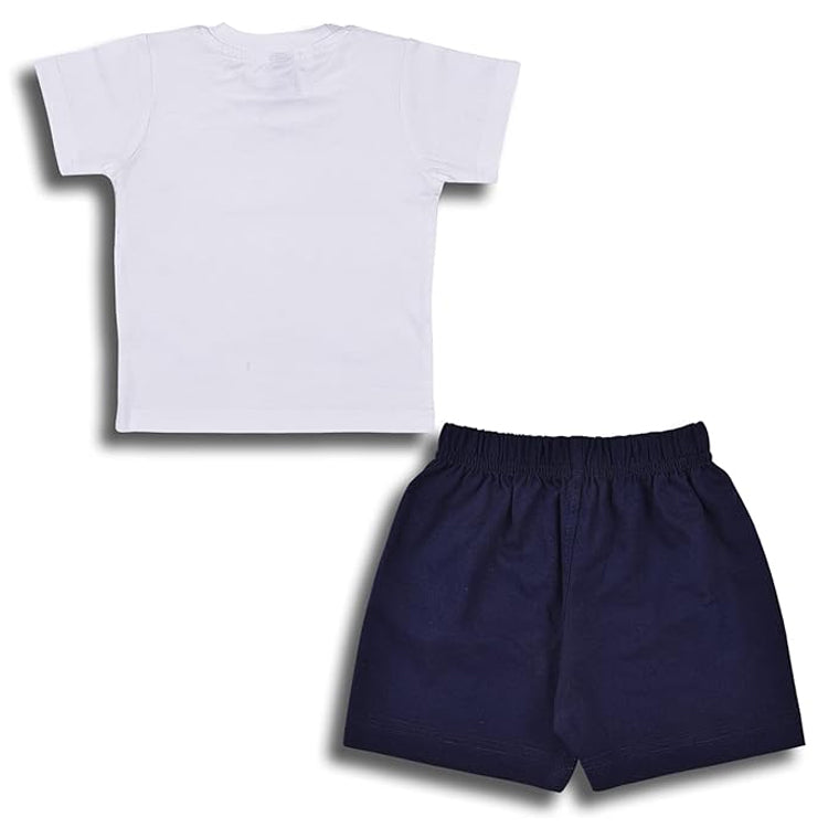 Baby Boys Pure Cotton T-Shirt & Shorts Set
