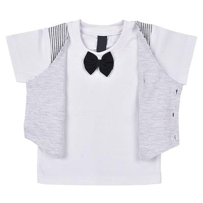 Baby Boys Pure Cotton T-Shirt & Shorts Set