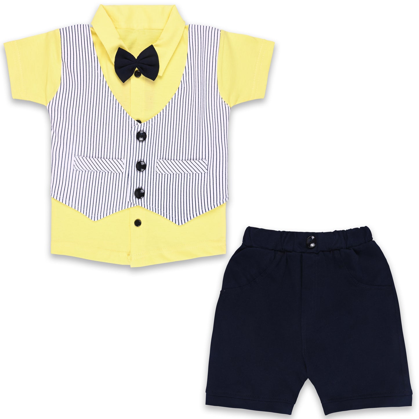 Baby Boys Pure Cotton T-Shirt & Shorts Set