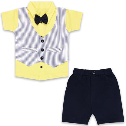Baby Boys Pure Cotton T-Shirt & Shorts Set