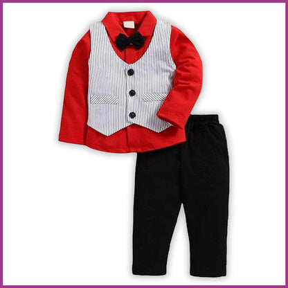 Wish Karo Kids Rompers For Boys-(bt75rd)