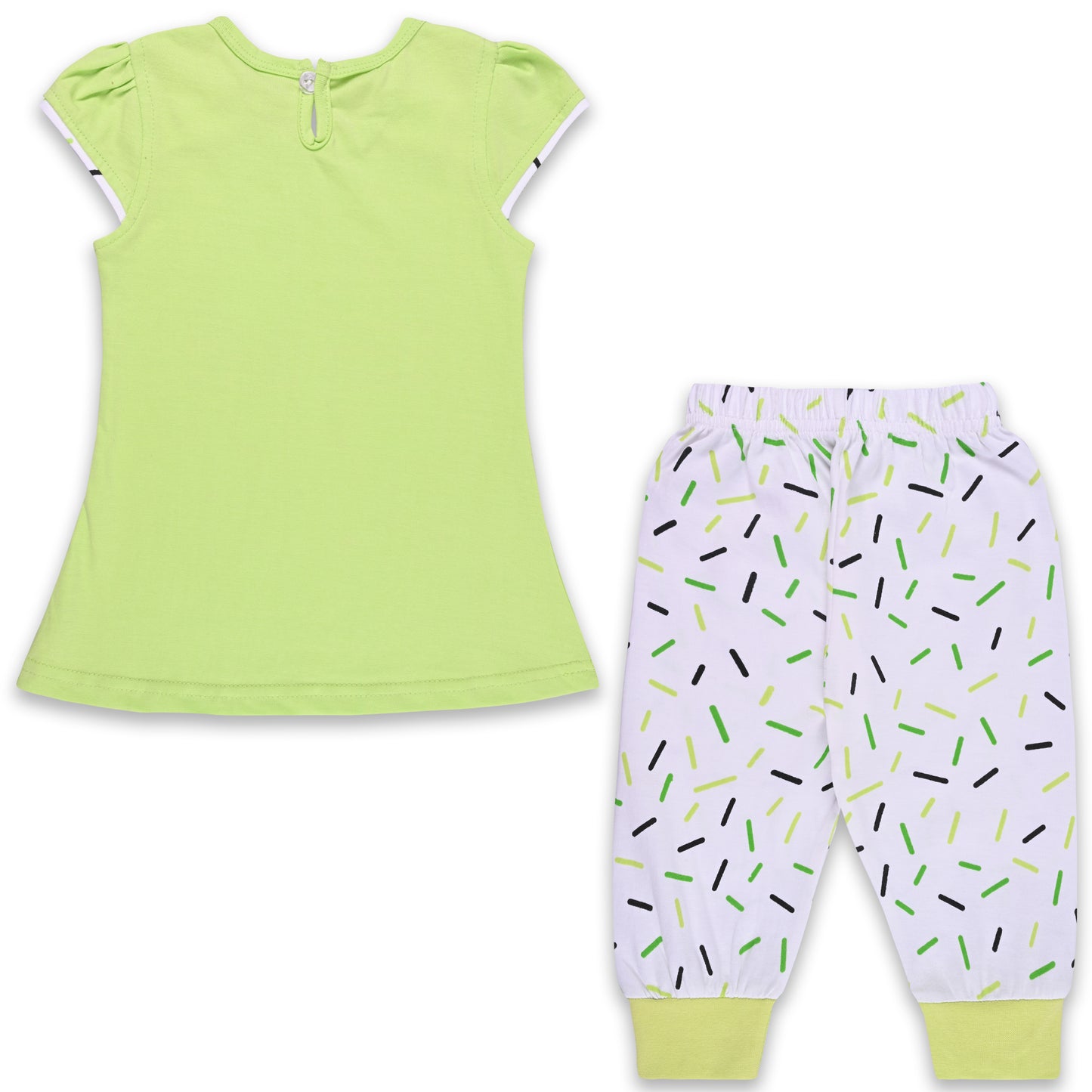Girls Printed Top and Pant Clothing Set